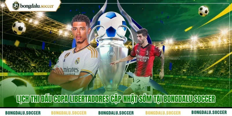 Lịch thi đấu Copa Libertadores cập nhật sớm tại Bongdalu Soccer